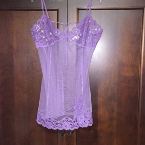 Victoria secret Chantilly lace babydoll teddy